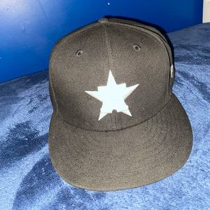 Astros fitted hat size 8